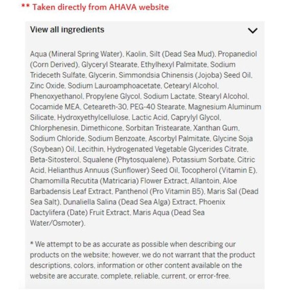 NEW AHAVA Purifying Mud Mask 100ml - Picture 3 of 7